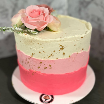 Custom Cakes with flowers  (wedding, quinceañeras)