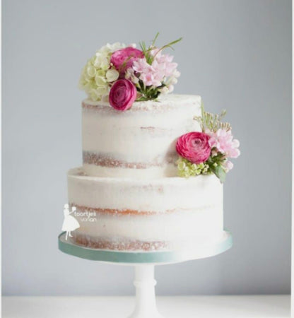 Custom Cakes with flowers  (wedding, quinceañeras)